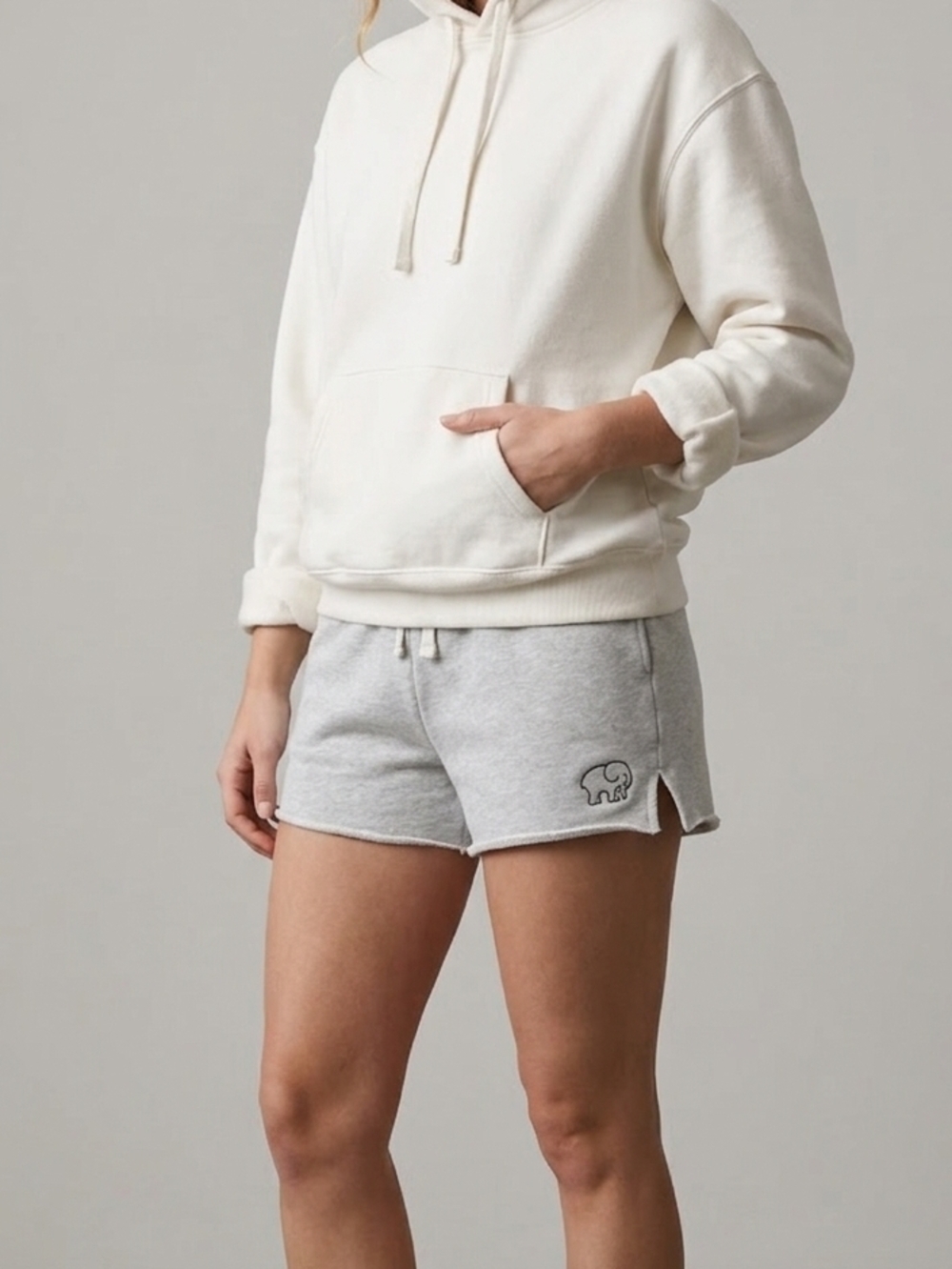ivory ella Heather Gray Athletic Lounge Shorts
